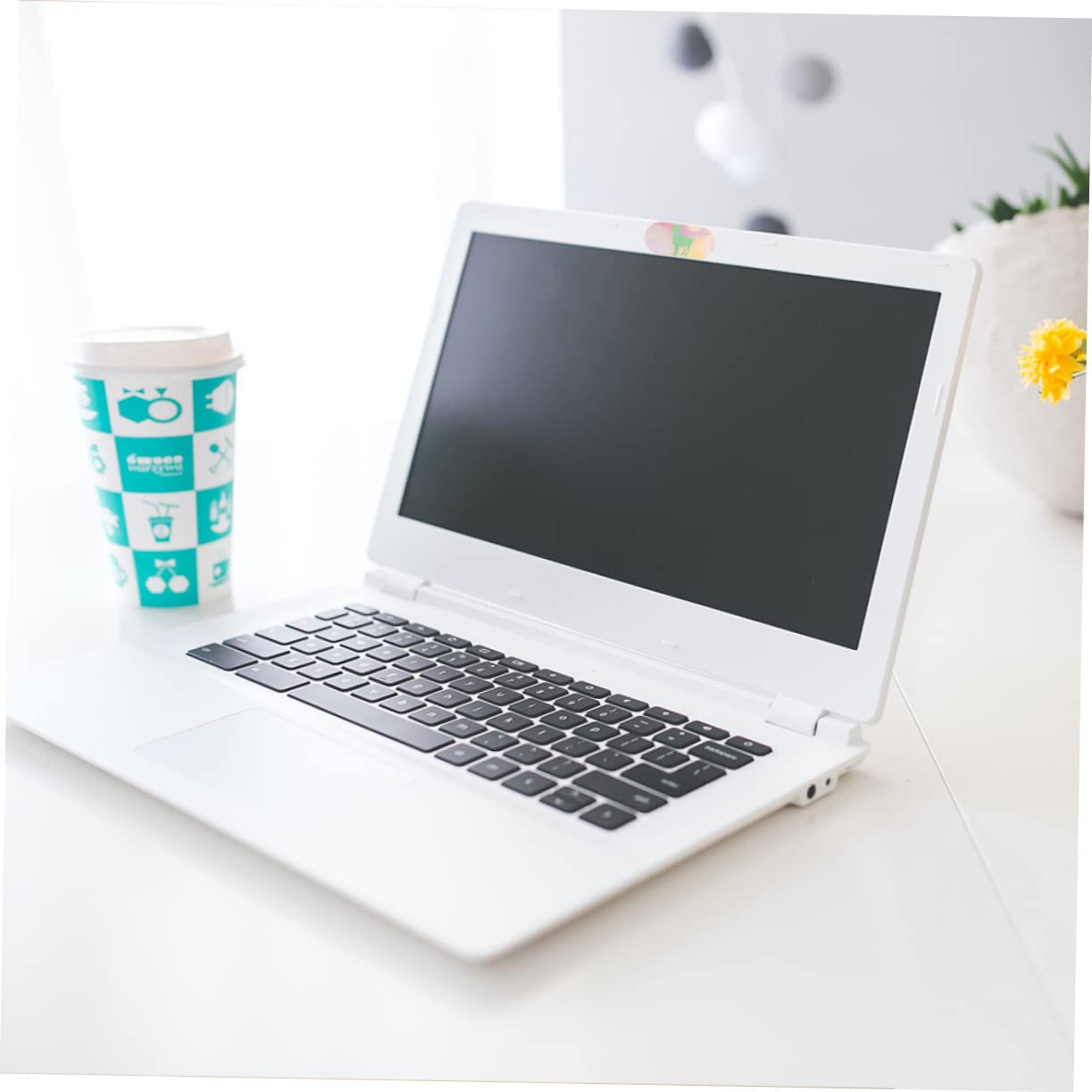 12個ウェブカメラカバー スライド式 自己粘着型 コンピュータ ノー