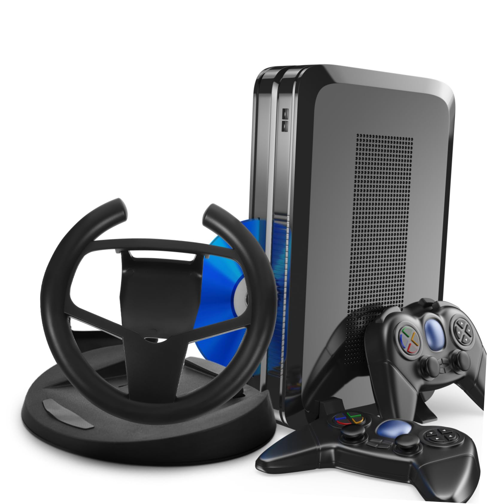 ワイヤレス レーシング ホイール パワー ハンドル ゲーミング ステアリング ホイール レーシング ゲー..