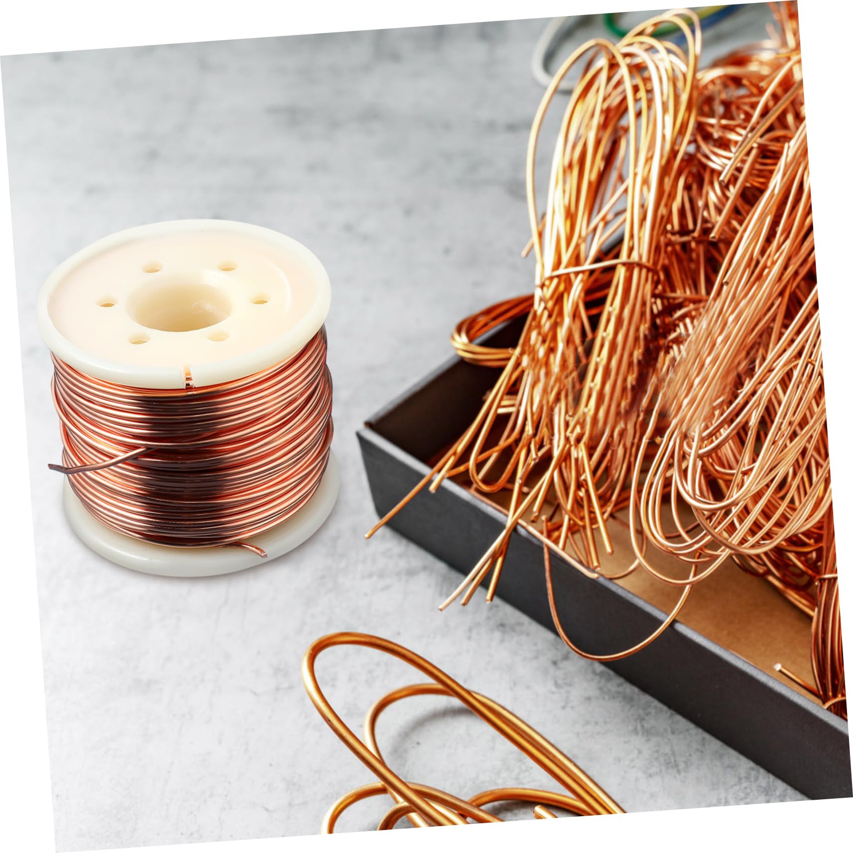 1ロール 裸銅線 芸術的なワイヤー クラフト ジュエリーメイキング