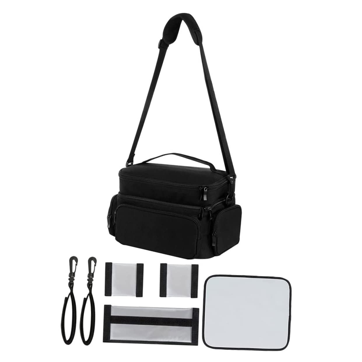 搾乳器バッグ 搾乳器キャリングバッグ さく乳器オーガナイザーケース ウェアラブルポンプバッグ トイレ..