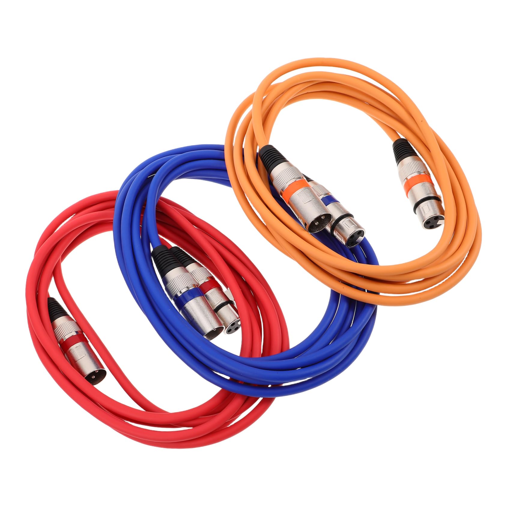 3個本 オスか メス の マイクケーブル 音 機 用 号伝送用接続コード