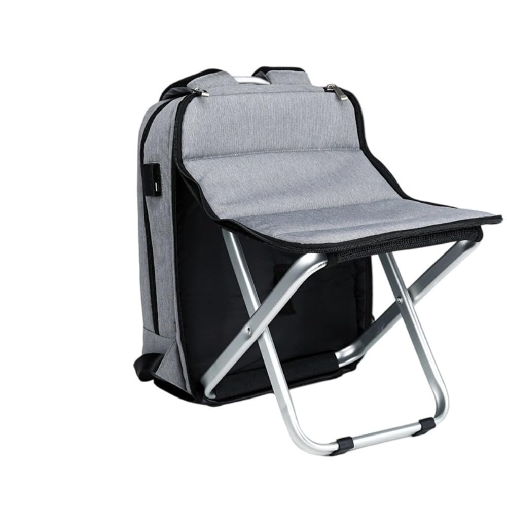 楽天アピネスリュックチェア 座れる大容量 シートバックパック 折りたたみ 防水 超軽量 キャンプ お出かけ 釣り アウトドア マリンレジャー 通勤 ビジネス トラベル （ブラック）