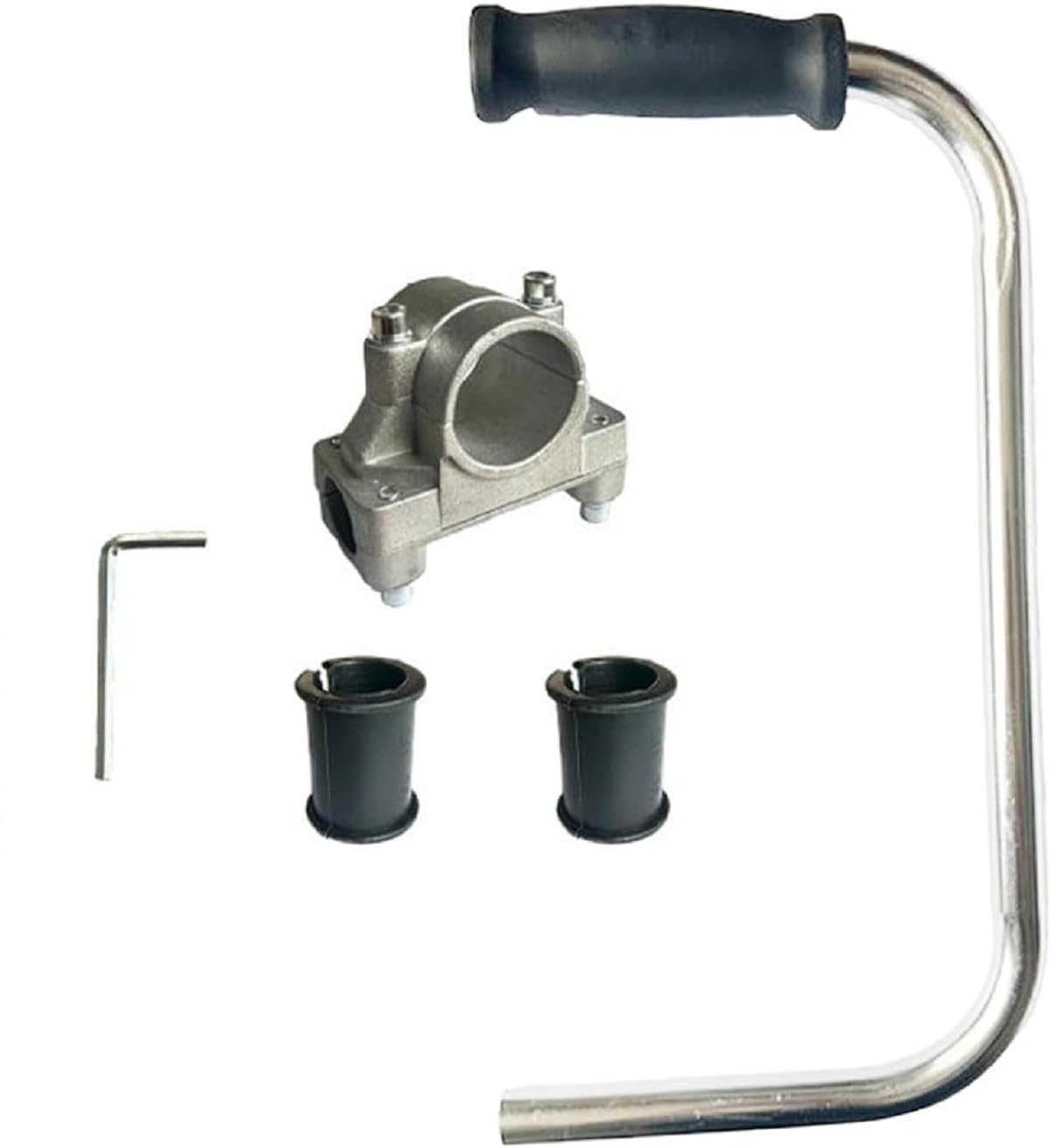 トリマーグリップ 芝刈り機ハンドル 草取り機グリップ 除草機ハンドル 刈払い機 交換 取手 調整可能 ストリングトリマーハンドル 芝生ケア 造園用 草刈り機部品