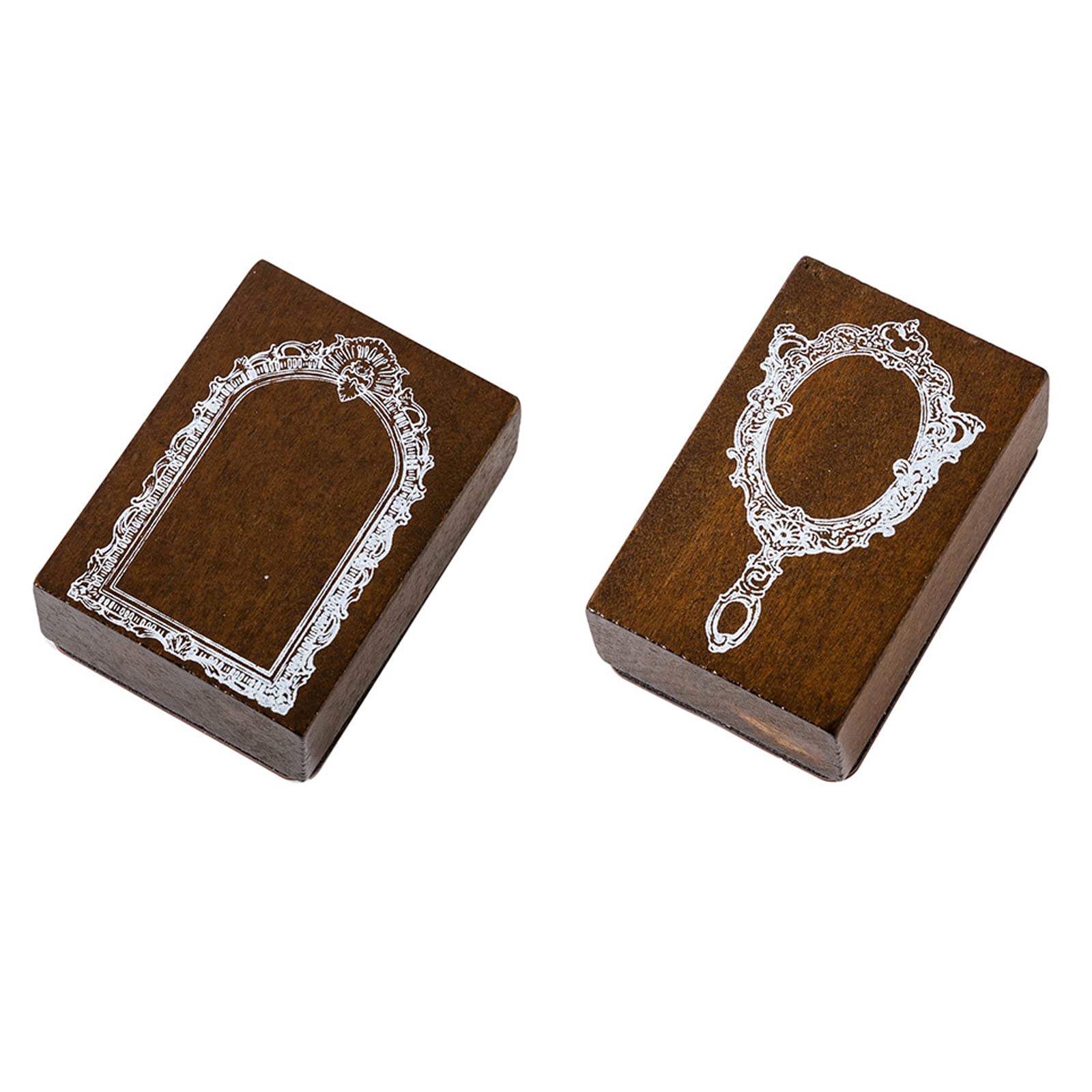 手帳 スタンプ 木製 文房具 趣味 手芸用品 日記 手紙 メモ 飾り diy 北欧 レトロ ボーダーデザイン ス..