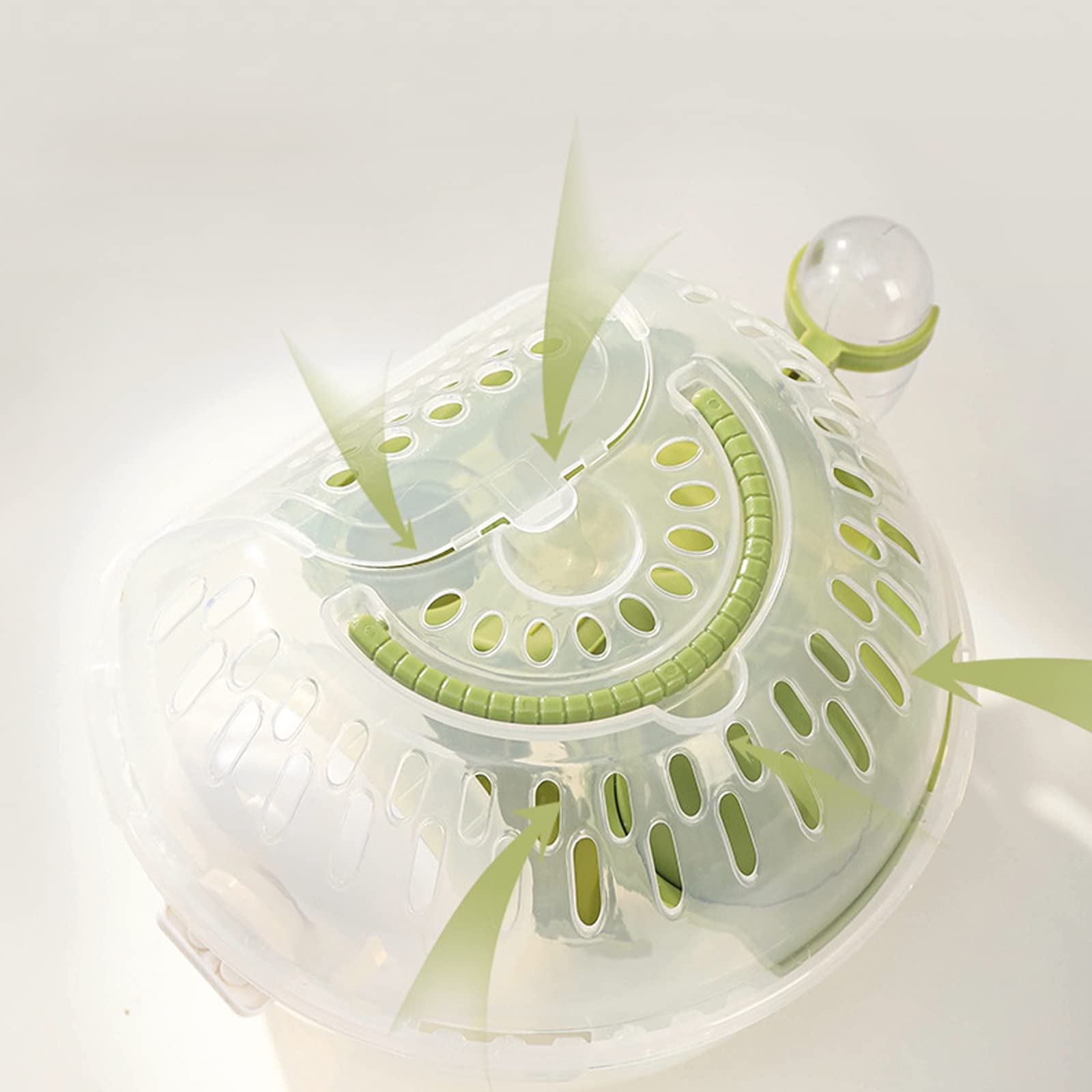 ハムスター ケージ 飼育ケージ キャリーケース 2層デザイン 滑り止めの階段 隠れ家 一体型餌入れ 60ml..