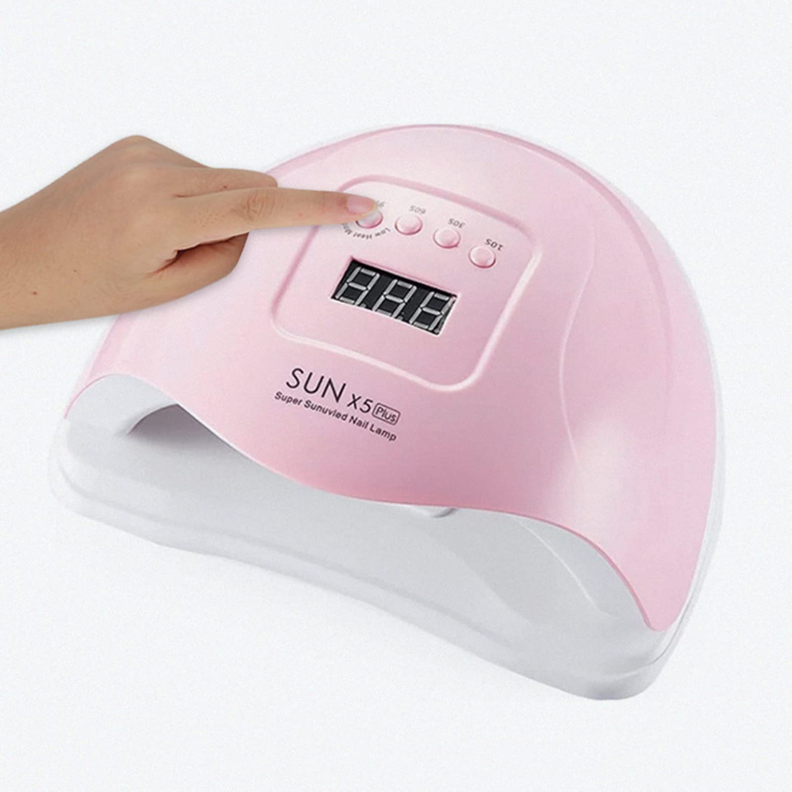 ネイルライト LED &amp; UVライト レジン用 4段階タイマー&amp;自動感知機能付き USB式 ジェルネイル ..