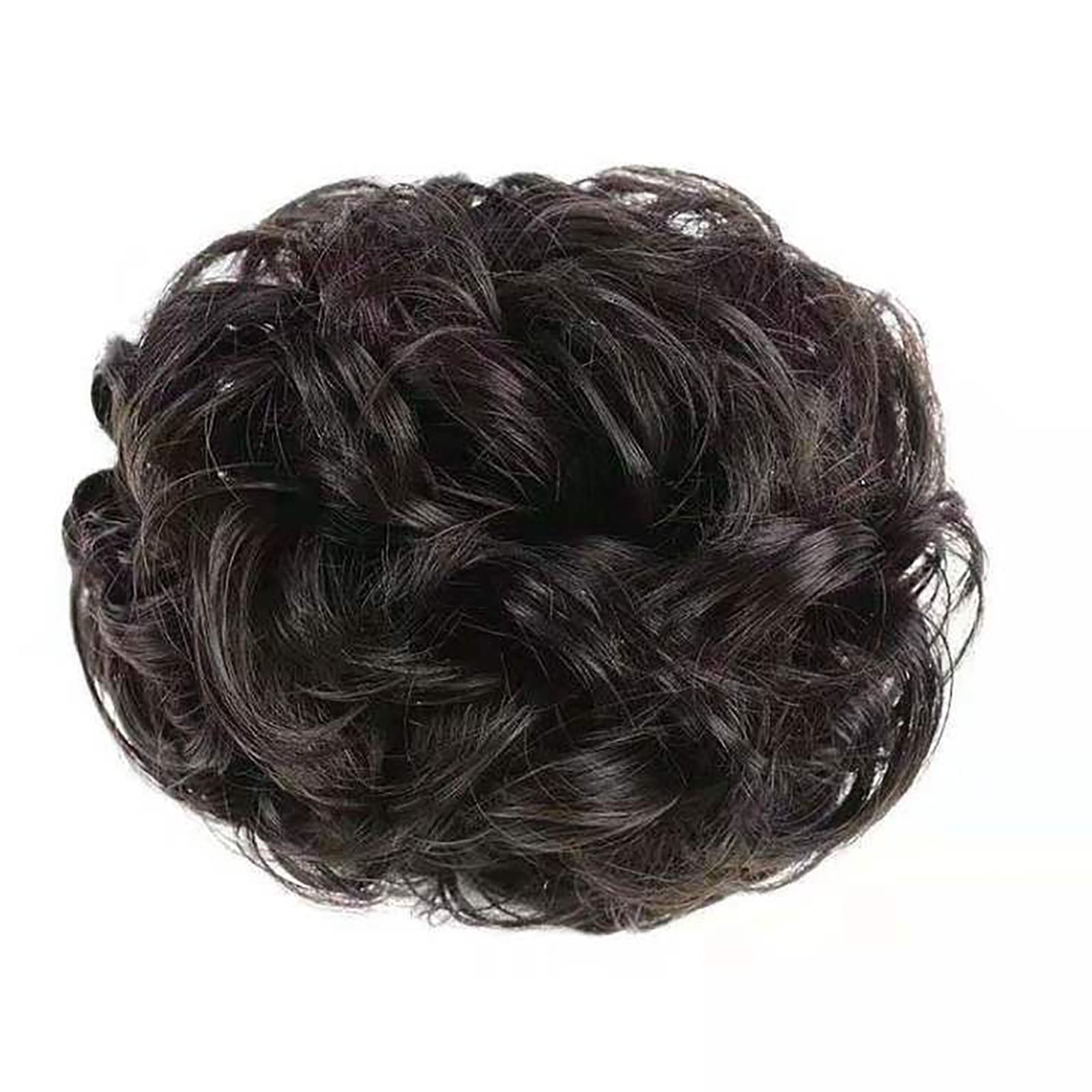 お団子ウィッグ かつら 付け毛 ウィッグ バンスクリップ 髪留め お団子 アレンジ 耐熱 ルーズ感 ボリュ..