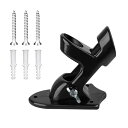 ポールスタンド ポールホルダー ポール ざお フラッグポール スタンド ネジ式 金具 旗ざおホルダー 国旗 鯉のぼり 45°&90°2つの角度ブラック