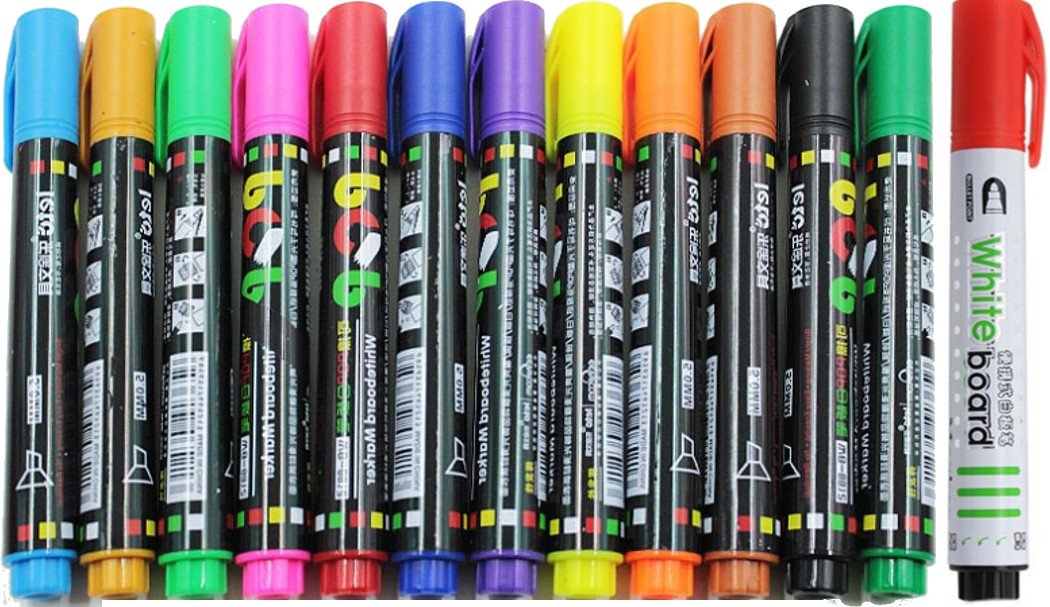 こんなのほしかった 12色 カラフル ホワイトボード ペン ホワイトボードマーカー お絵かき プレゼン 会..