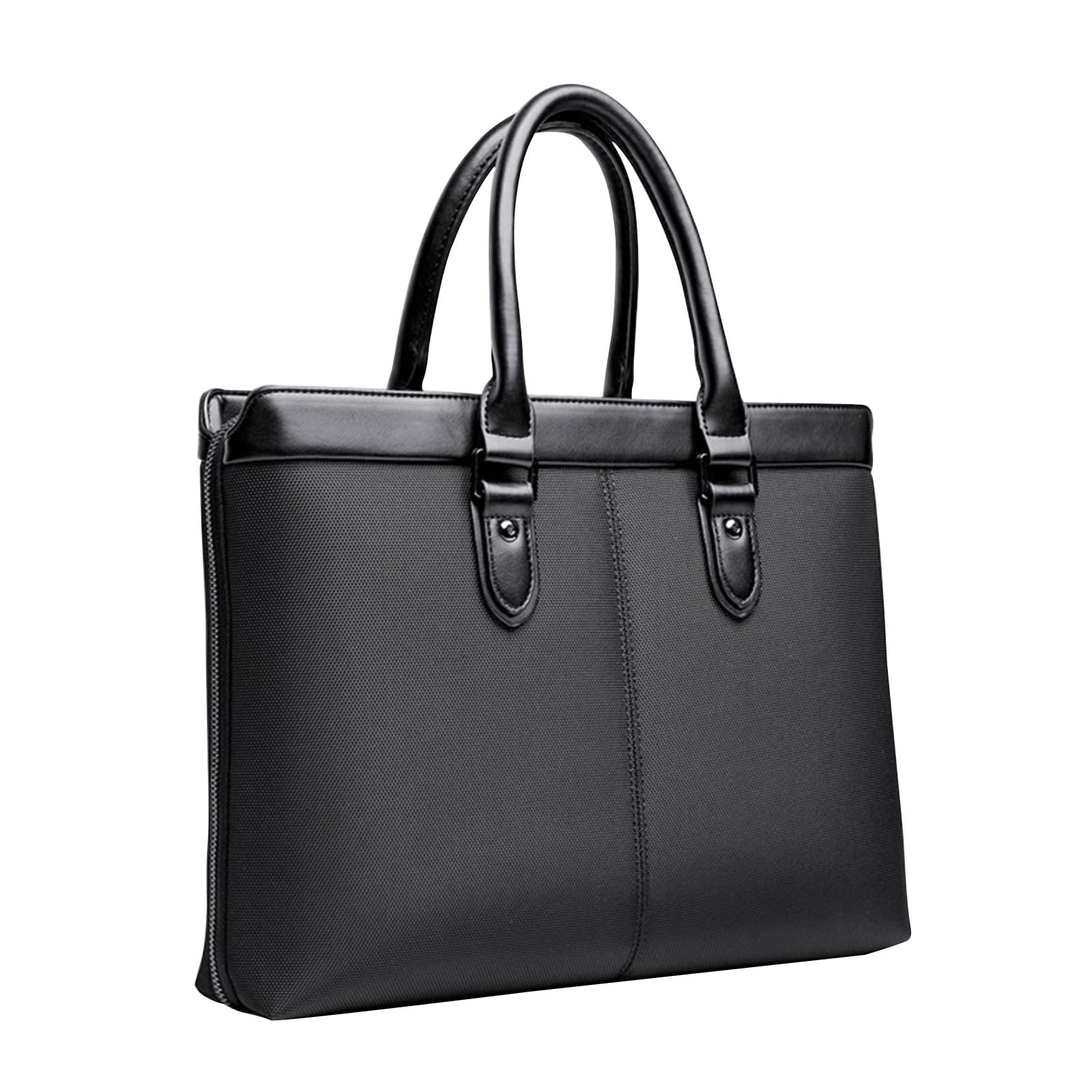 15インチ メンズ ブリーフケース ビジネス ハンドバッグ 大容量 会議用バッグ 防水 オックスフォード布 ノートパソコンバッグ