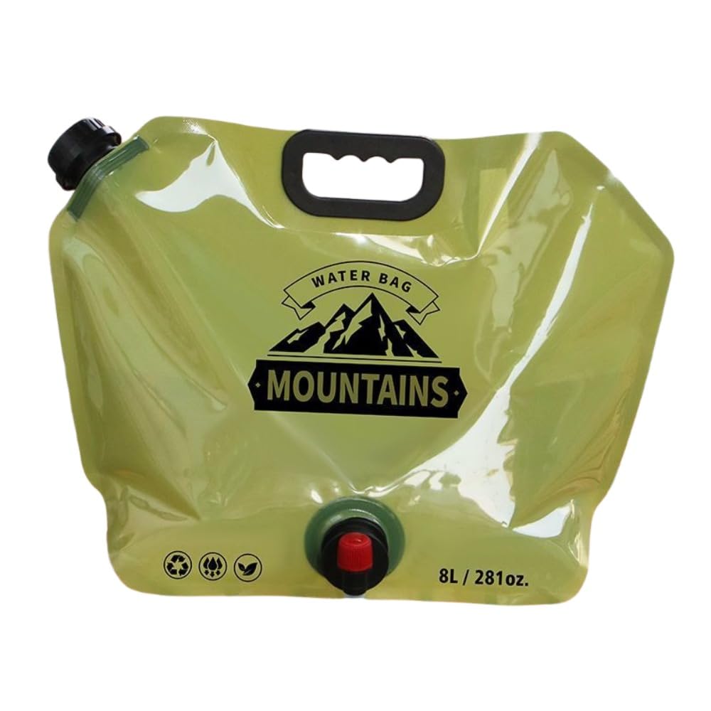 【10個】ウォータータンク ウォーターバッグ 折りたたみ 8L 蛇口付 キャンプ 大容量 漏れ防止 軽量 給..