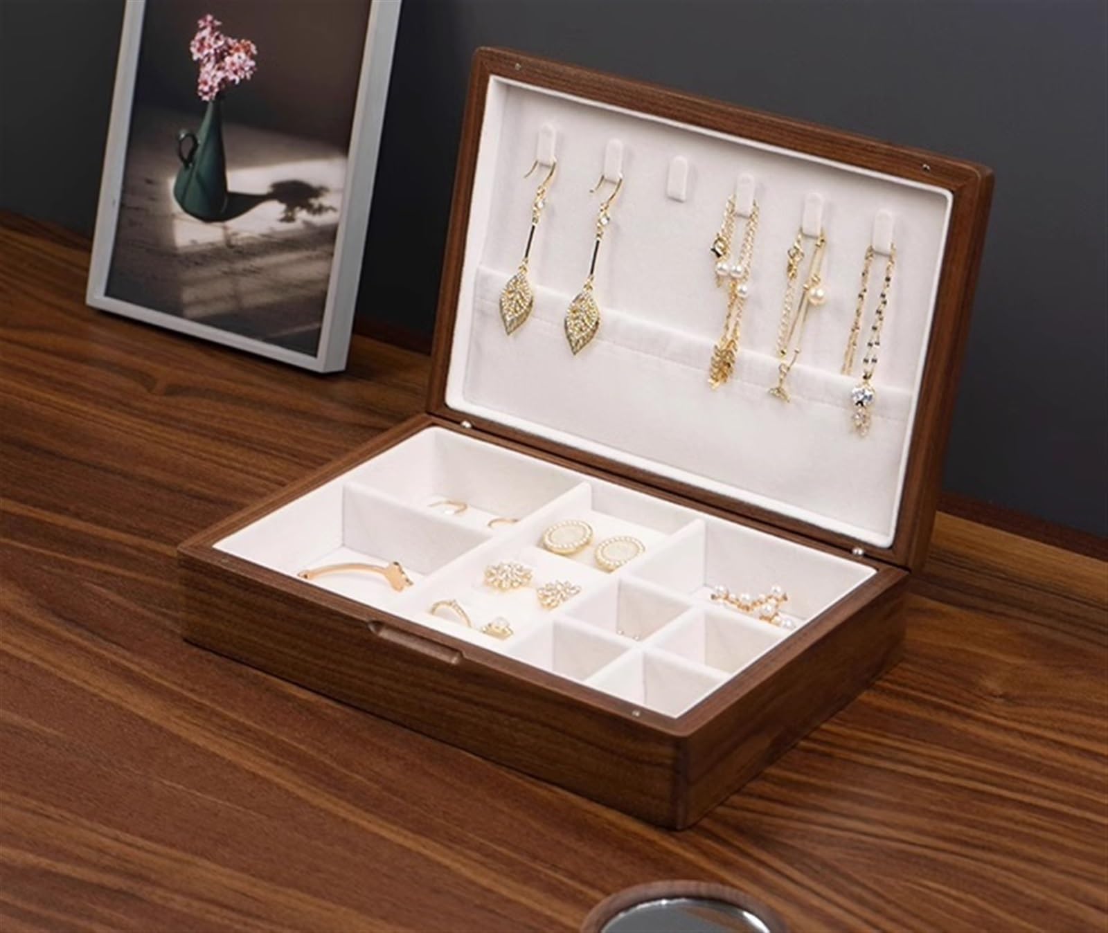 時計 ケース 腕時計 ケース ジュエリーディスプレイボックスレディースとメンズブレスレットリング時計..