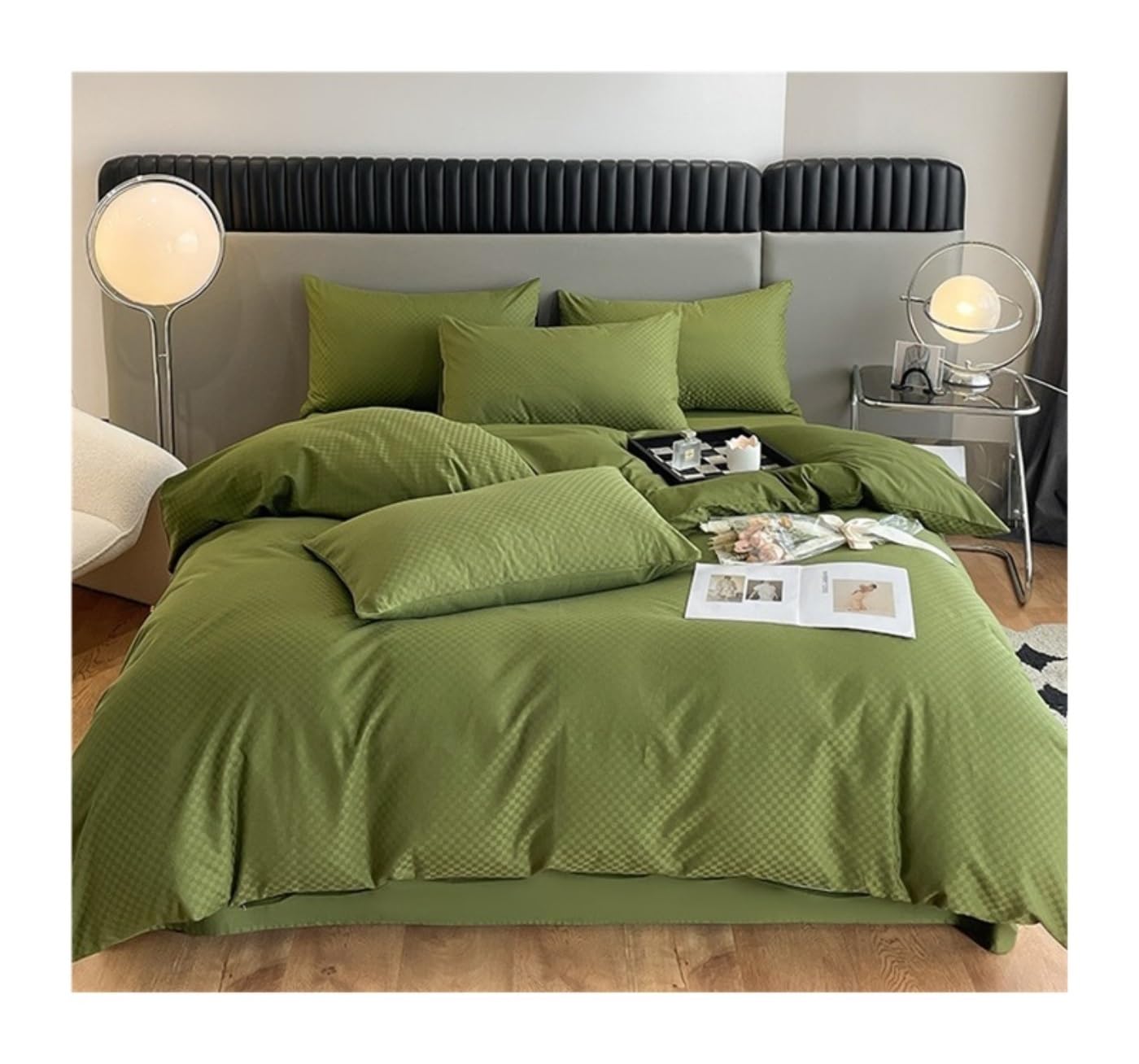 布団カバー セット 寝具カバーセット キルトカバーセット コットンジャカード寝具4点セットシンプルな..