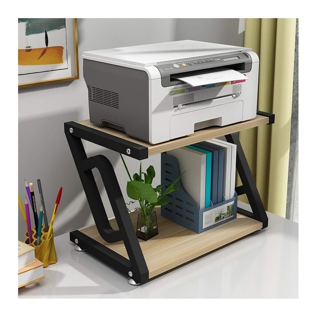 プリンターラック プリンター台 プリンタースタンド 木製プリンタースタンドクリエイティブプリンター..