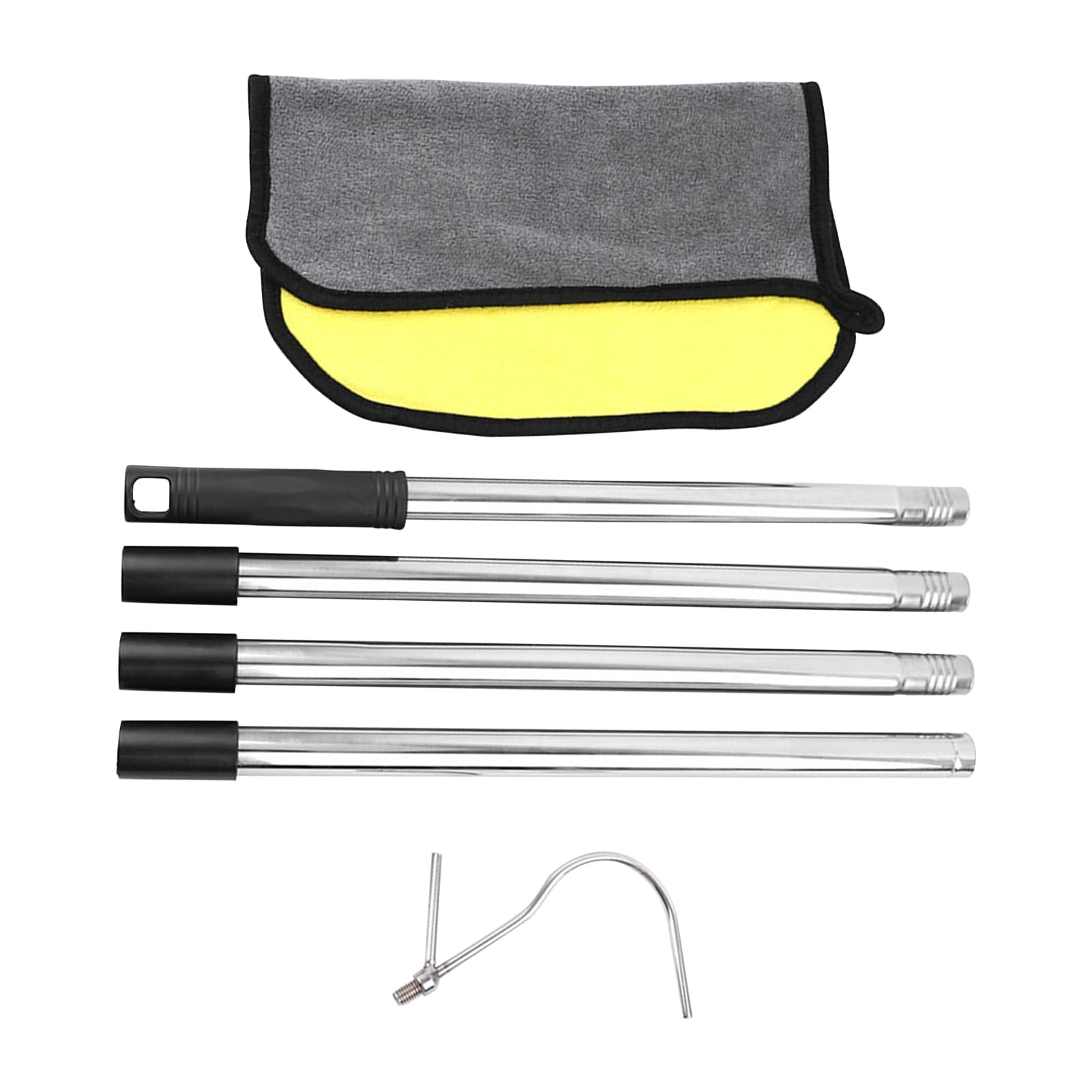 プールスキマーバスケットフック - エルゴノミックプールクリーナーフック - 人間工学設計 スキマーバ..