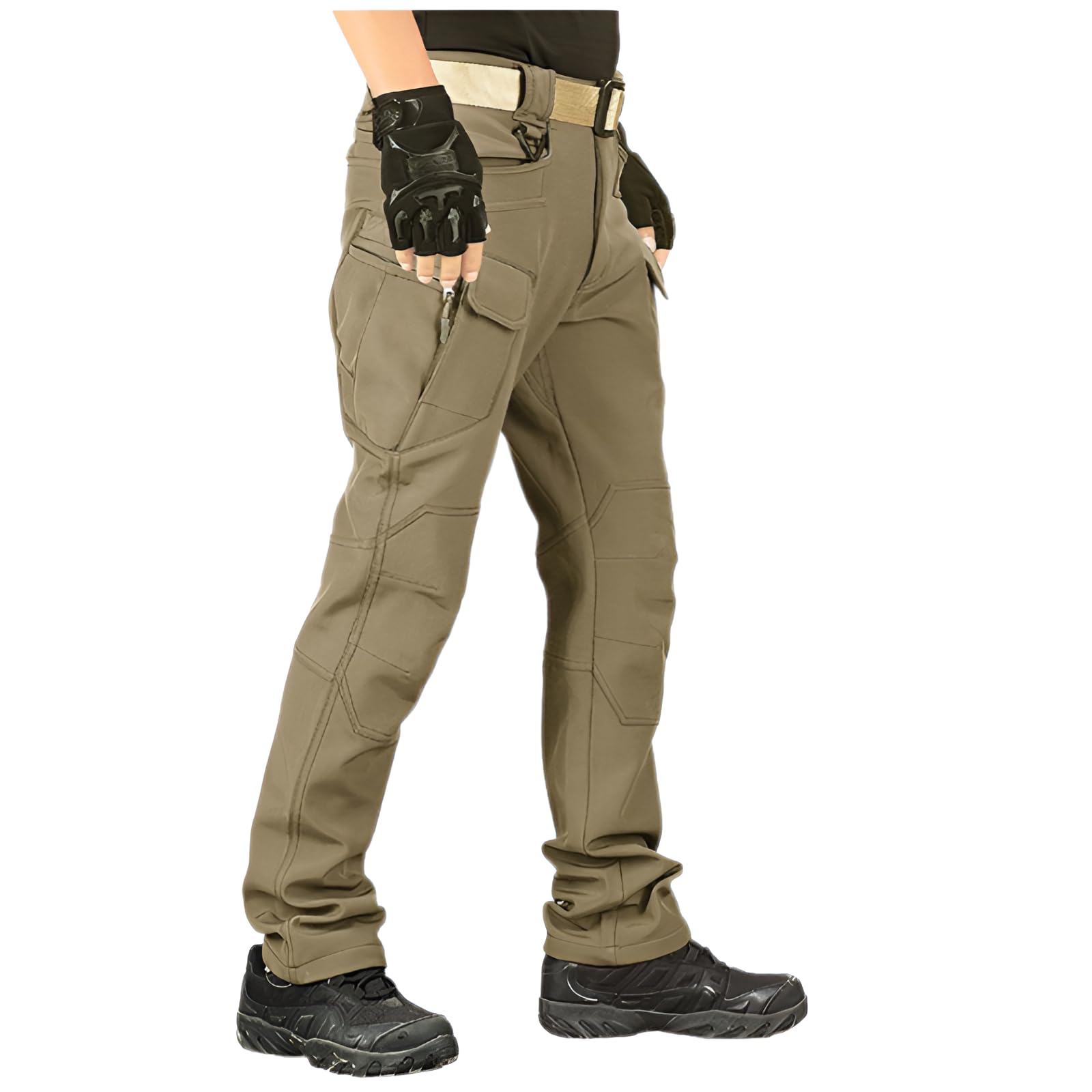 トレーニングパンツ オーバーオール 循環式蓄熱 ファッション ルーズ 多機能 メカ保護 360°温度ロック ..