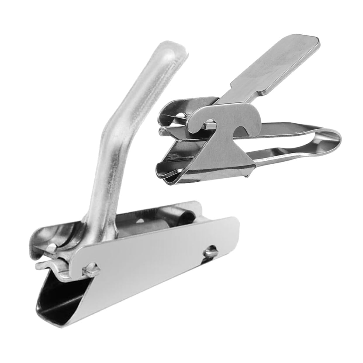 2個 ステンレス製ナッツオープナー メロンピーナッツプライヤー 小型携帯用松の実瓜子割り器 簡単操作..