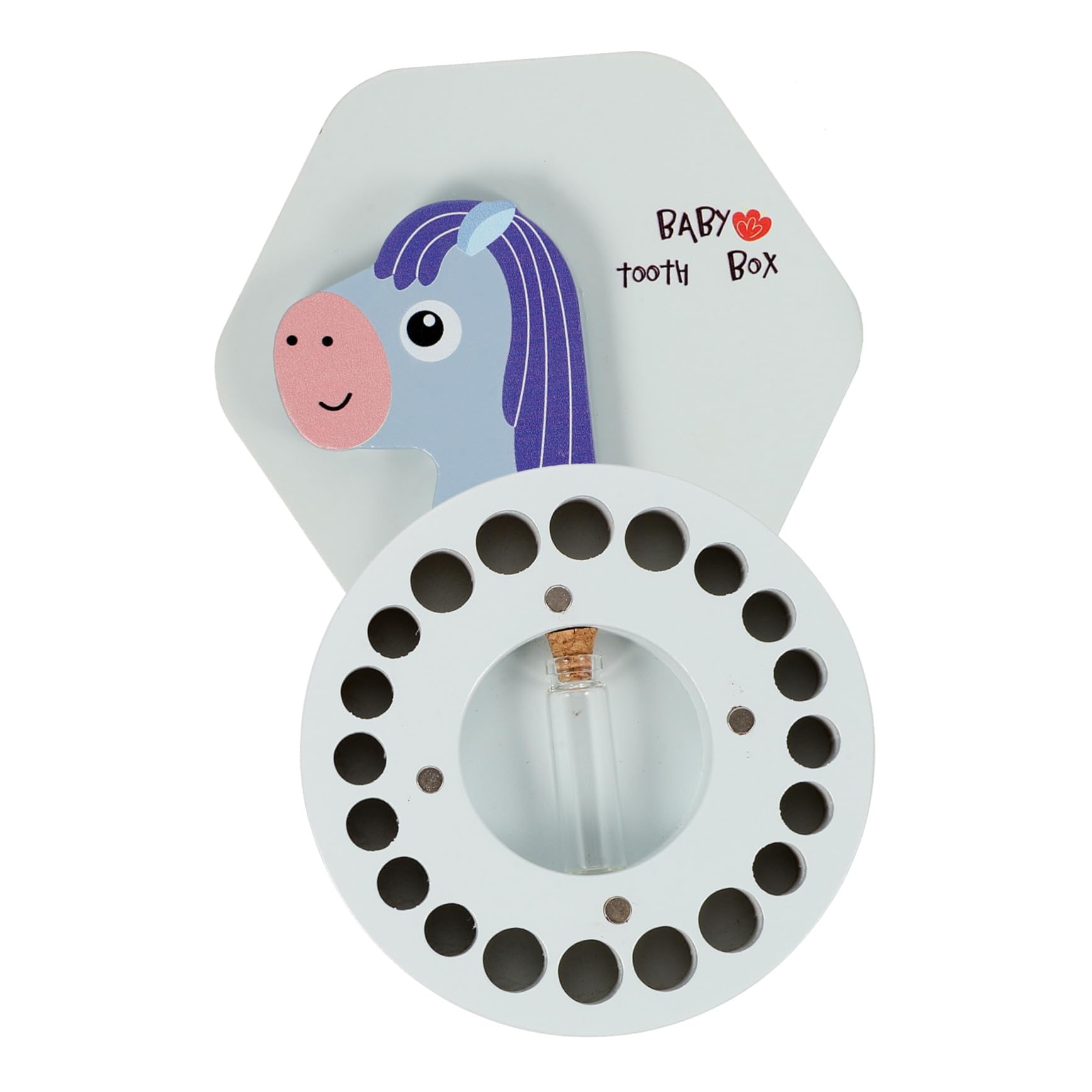 乳歯ケース 桐製 可愛い乳歯胎毛記念ボックス 用歯保存箱 女の子向け思い出整理収納