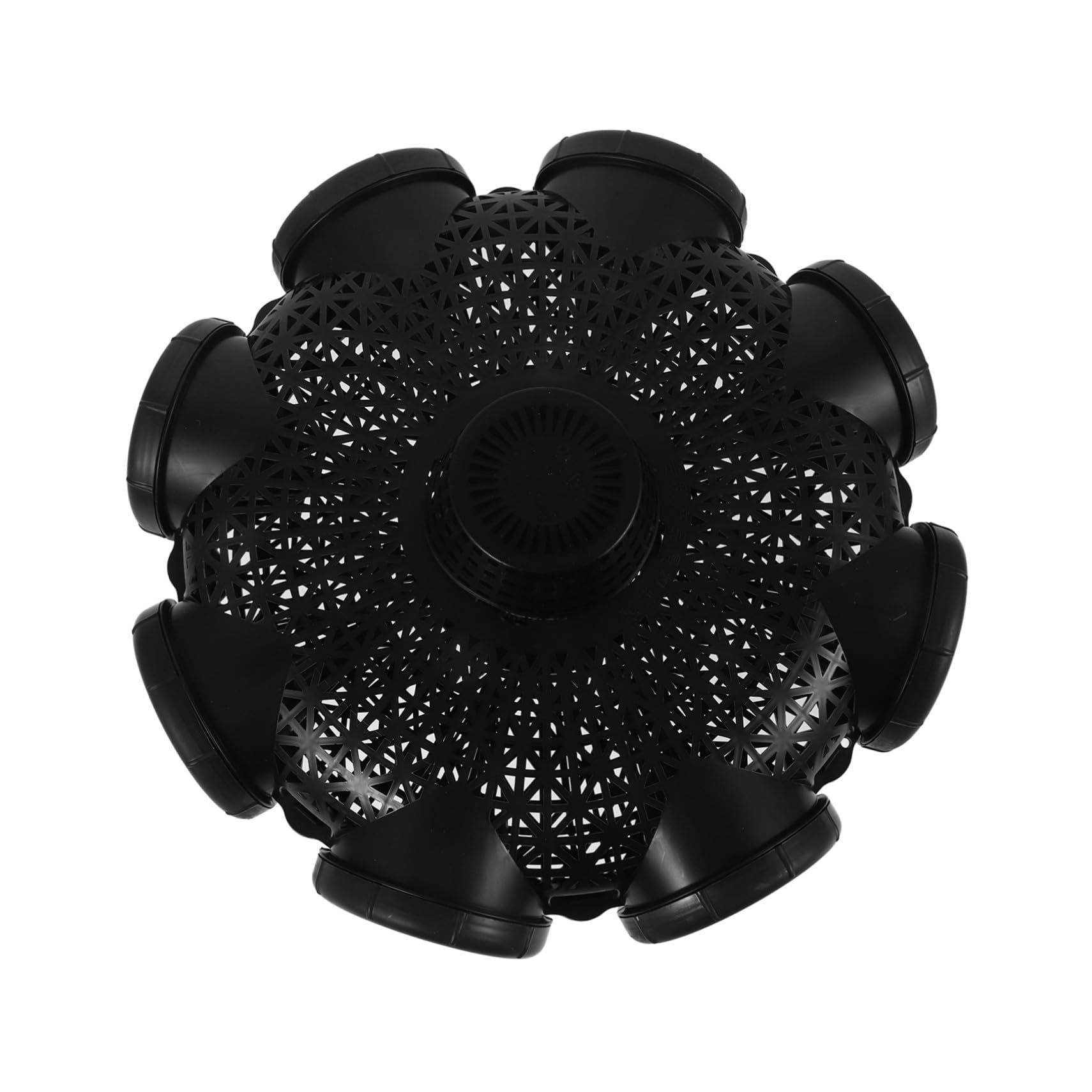 鳝笼 漁具 釣り餌バスケット 中空設計 落ちにくい餌保持 口プ ロープ付き 重りケース含む アウトドアフ..