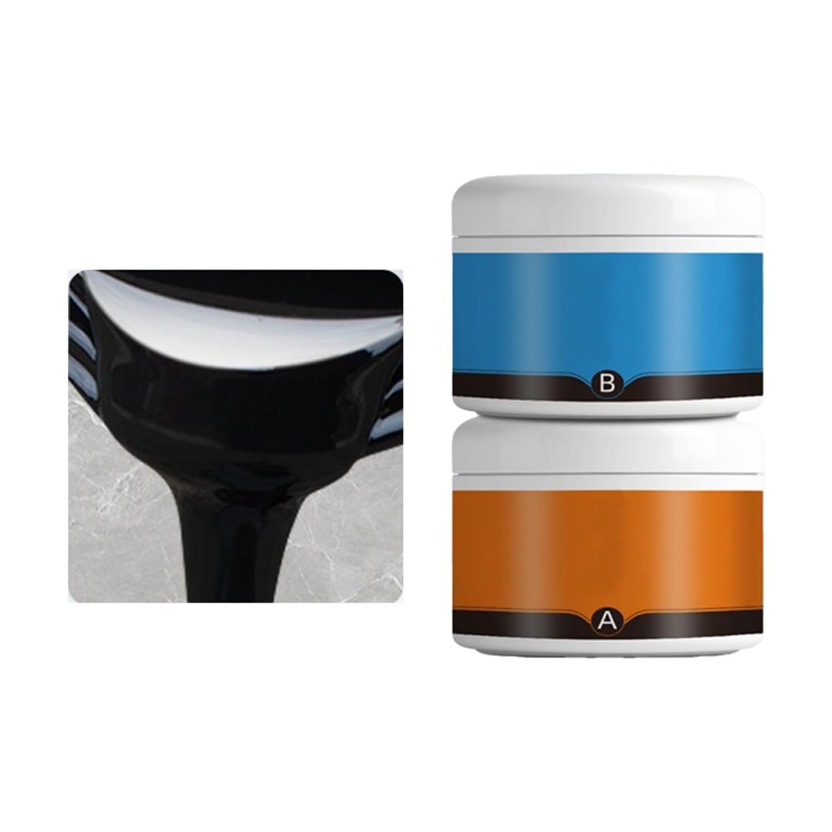 タイル修理剤 補修剤 補修材 浴槽修理 タイル修理 床修理 ホーロー補修剤 補修 塗料 傷/へこみ/擦り傷/穴/ひび割れ/繋ぎ目 欠陥の補修 防水 漏れ防止 タイル・大理石・人造石・浴槽・トイレ・洗面台・シンク・セラミック 多用途修復材 (100,)