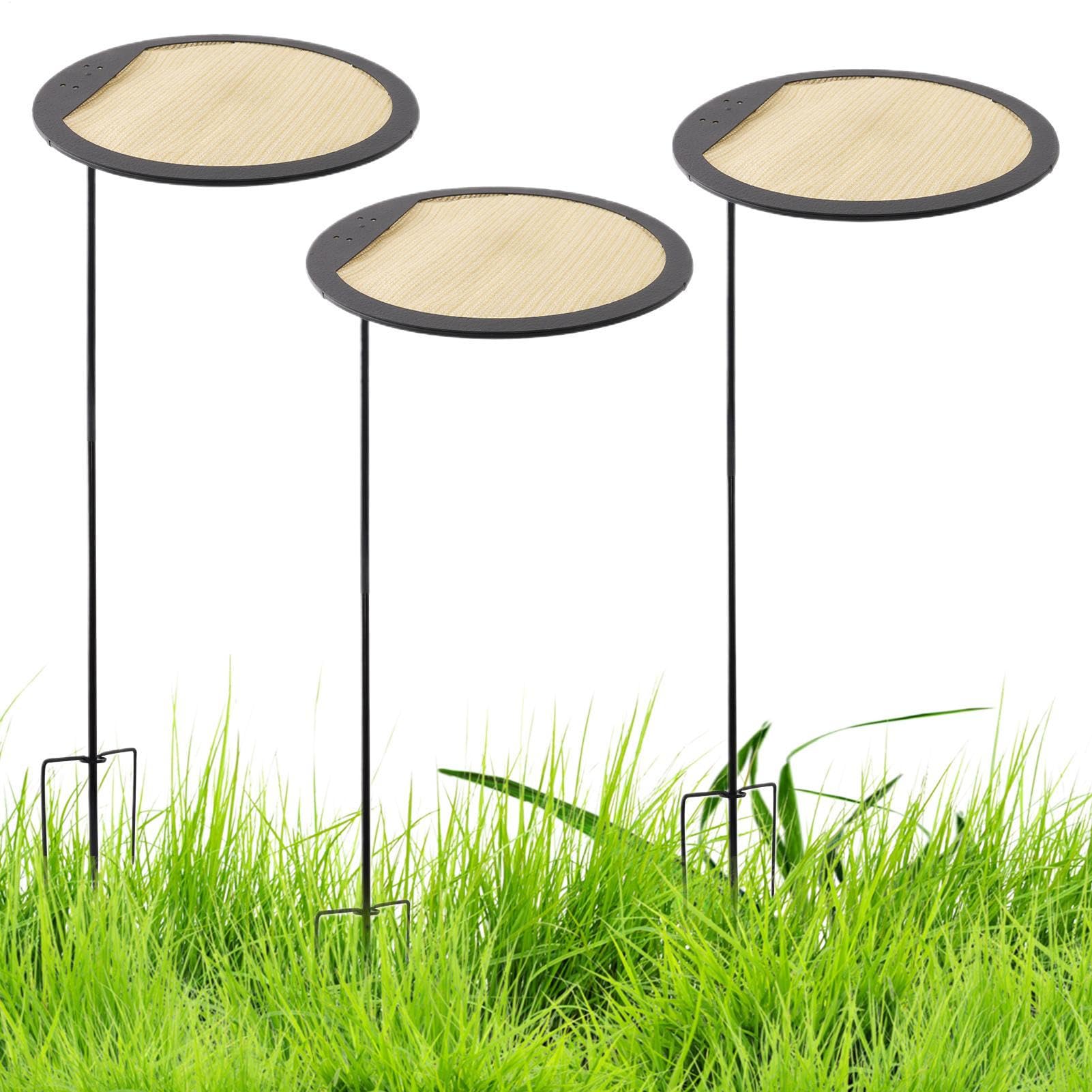 植物用日よけ | 3枚日焼け防止シェルター,携帯式 伸縮可能 耐候性 植物日よけ 庭 テラス バックヤード ..