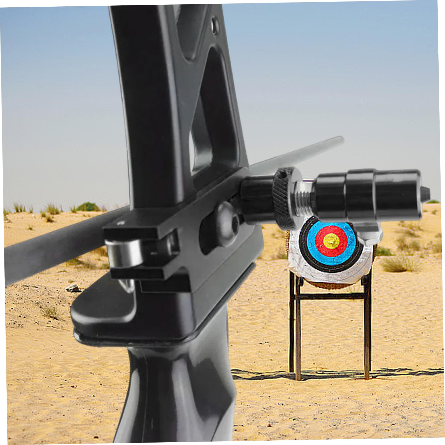 アーチェリークッションプランジャー、アーチェリーねじ込み式圧力ボタン、調節可能なクッションプランジャー銅スレッドリカーブボウ用(3)