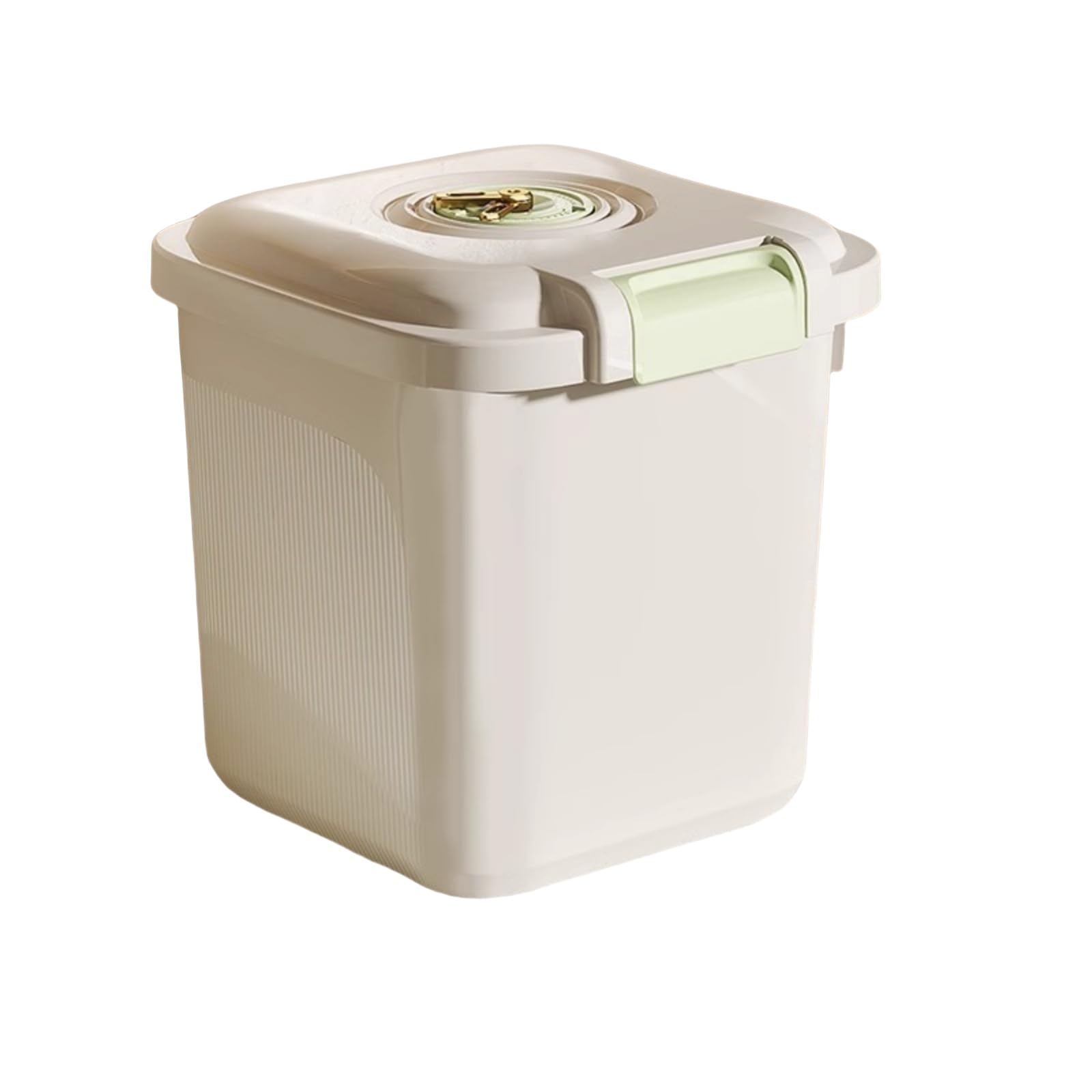 密閉容器 大容量 保存容器 真空 スリム 乾物ストッカー キッチン 収納 御洒落 浅型 米 餌収納 湿気防止..