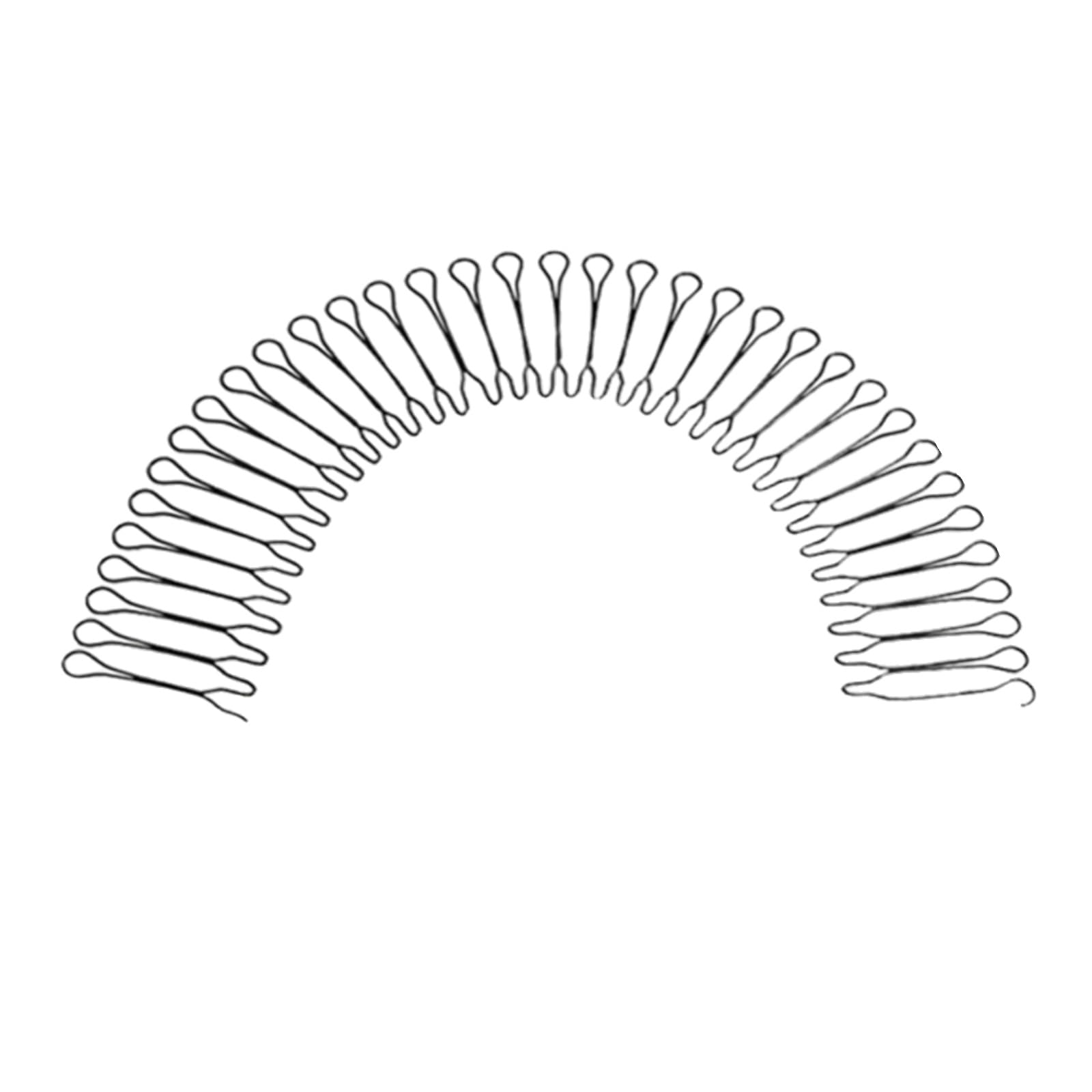 ヘアバンド タイプカチューシャ 断片化した髪のインビジブルフィクサーコーム 固定 くし付 柔軟 櫛 歯 ヘッドクリップ カチューシャ レディース 髪留め 滑り止め 髪細め用 前髪*15個 (*15個)