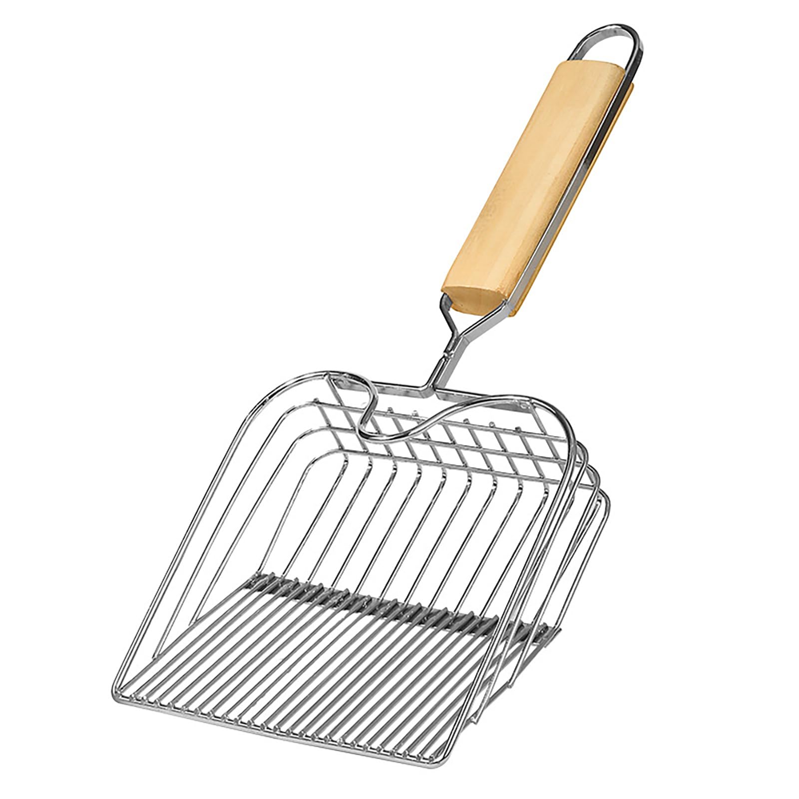 猫用トイレスコップ 猫用砂用スペード 長い柄の掃除用具 子猫用ゴミリフター 子猫用金属スコップ 子猫 ..