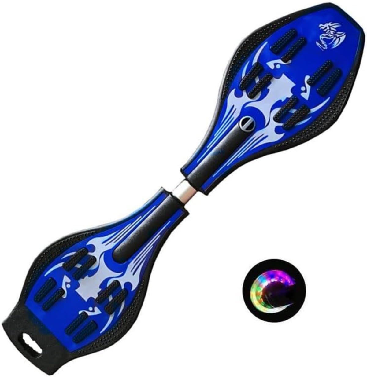 エスボード スケートボード 光るタイヤ 子供用 誕生日 ブレイブボード ブレイドボード キャスターボー..