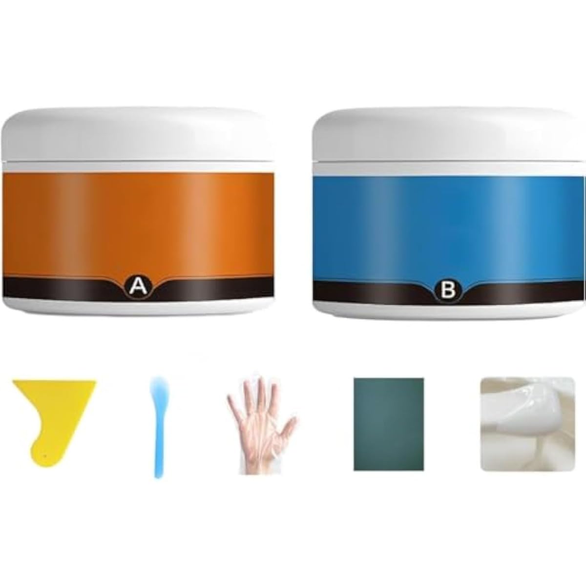 タイル修理剤 補修剤 補修材 浴槽修理 タイル修理 床修理 ホーロー補修剤 補修 塗料 傷/へこみ/擦り傷/穴/ひび割れ/繋ぎ目 欠陥の補修 防水 漏れ防止 タイル・大理石・人造石・浴槽・トイレ・洗面台・シンク・セラミック 多用途修復材 200(ポーセレンホワイト)