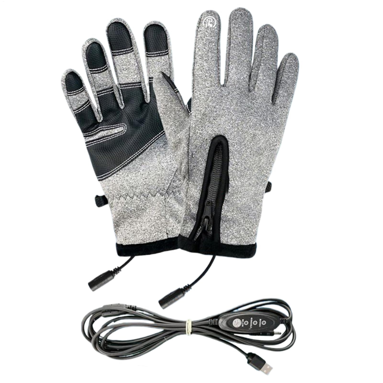 女性用ヒーター付きグローブ | 充電式 防寒 タッチスクリーン対応 手袋,防寒防風加熱ミトン ランニ ...