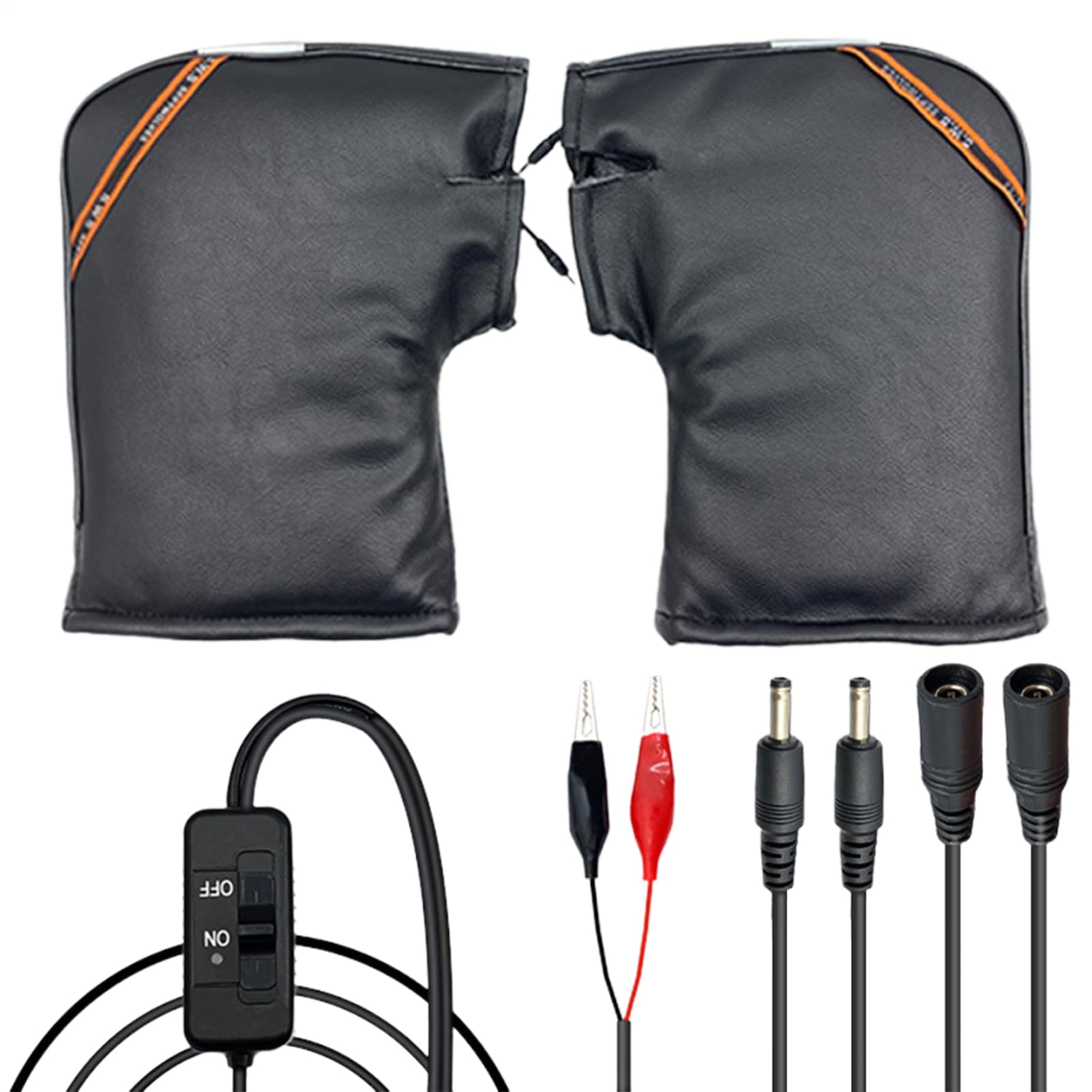 オートバイ ハンドル ミトン | 12ボルト 防水 防風 保温 マフ | オートバイ ハンドル ウォーマー - ラ..