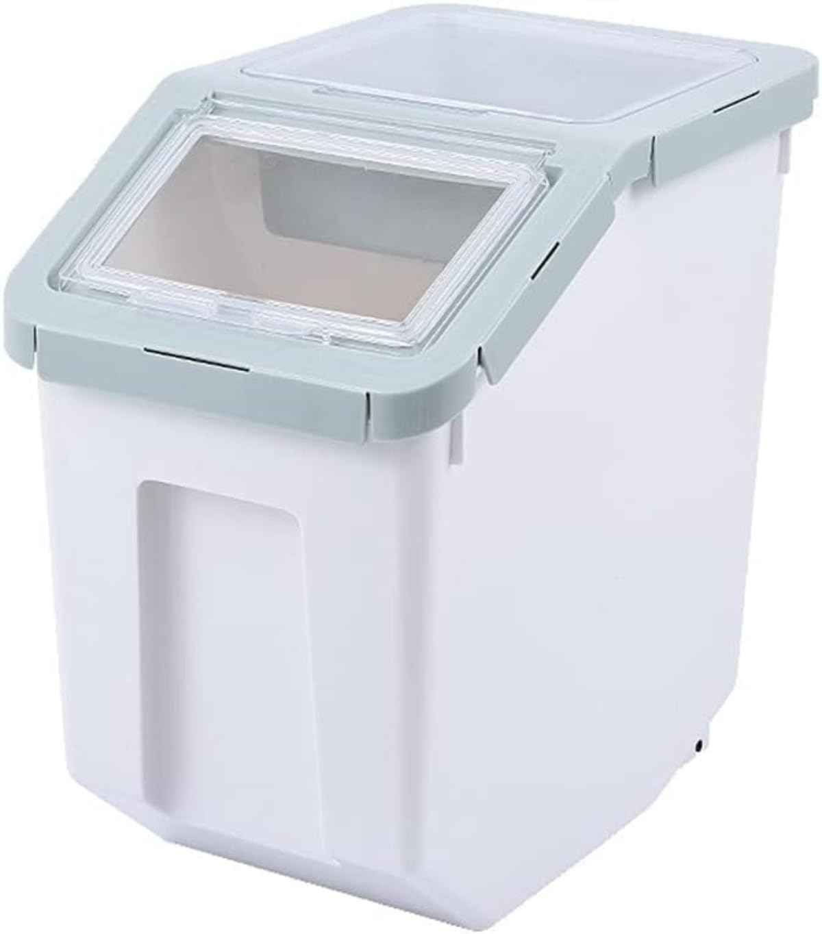 ペットフードストッカー ドッグフードストッカー 犬猫 ドライフードストッカー 犬餌 猫餌 餌収納ドライフード 5 10 容量 大容量 半透明 密閉保存容器 乾燥 食物缶 (,5)