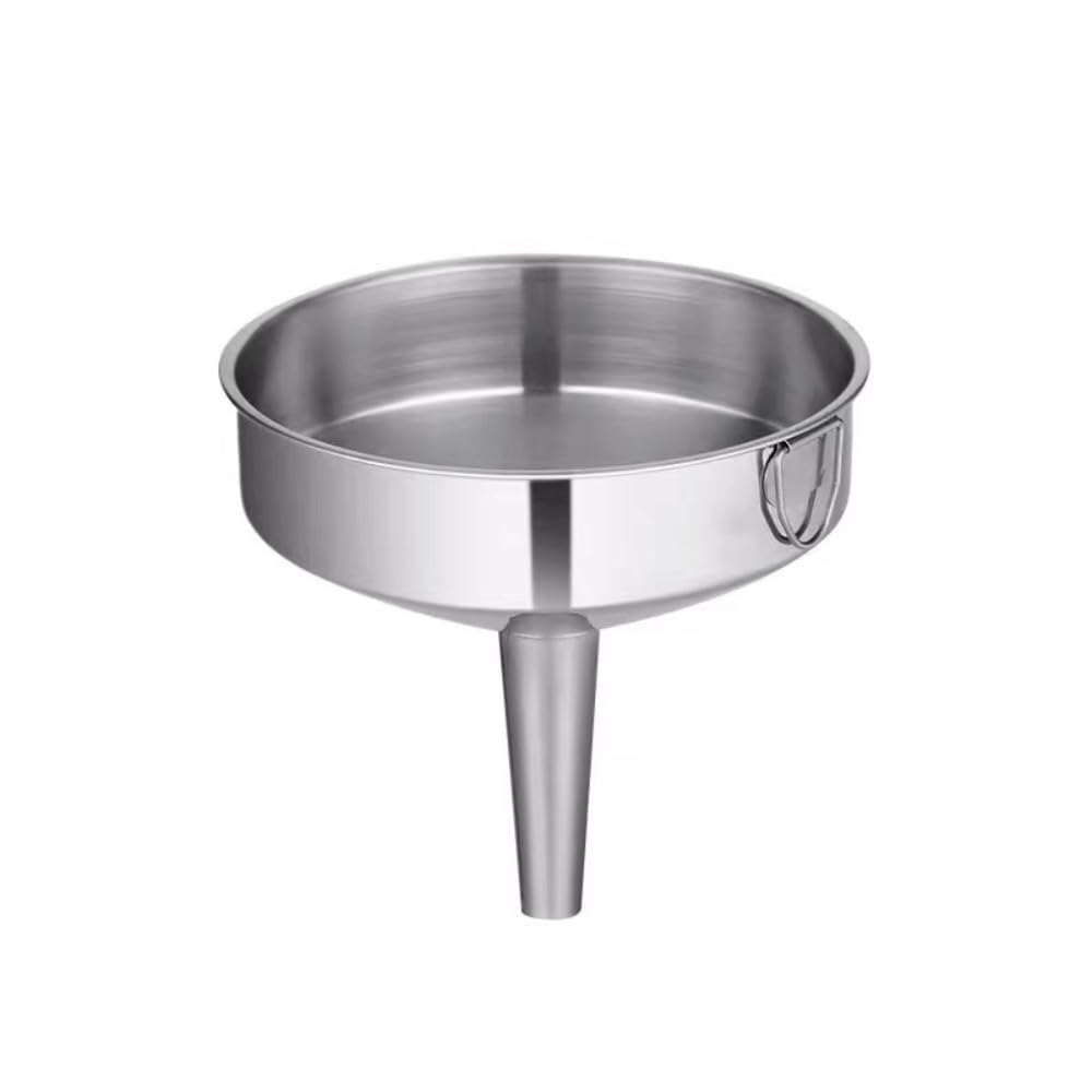 ロート 大型ファンネル ステンレス製のファンネルです キッチン用充填ファンネル 多機能ディスペンサー 大口径 オイル用ファンネル ワイン用ファンネル (12)