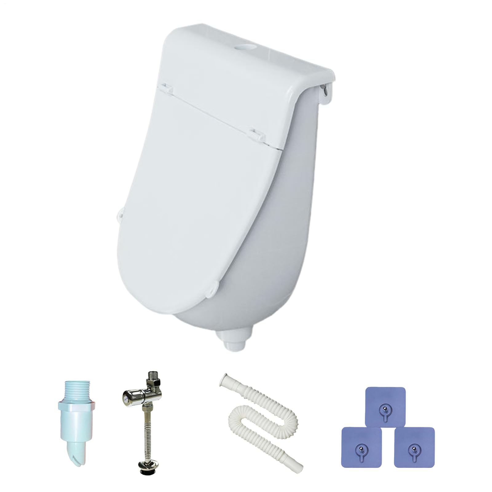 ガレージ器 - 庭用壁尿ダイバーター | 水漏れ防止器 ふた付き 男の子 男性 浴室 トイレ 裏庭 屋外 ガレージ キャンプ