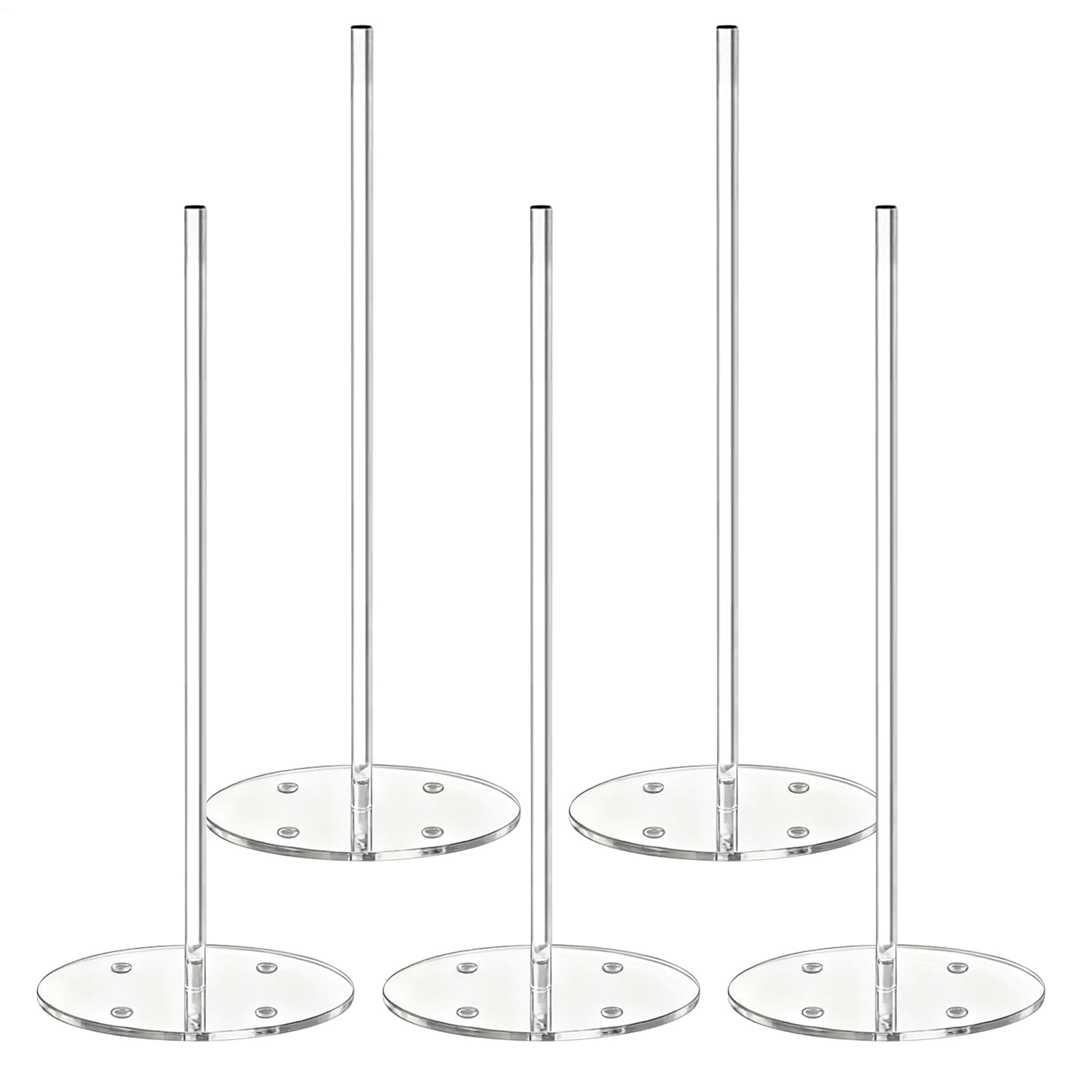 パーティー用 ドーナツ スタンド,クリア 装飾 ベーグル ディスプレイ タワー 5個 | 誕生日 パーティ ベーグル スタンド - 結婚式 誕生日 おもてなし 新年 クリスマス 装飾 イベント 祝賀