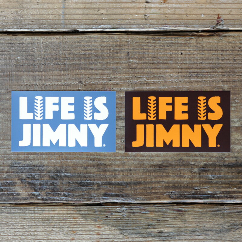 LIFE IS JIMNY ステッカー（角）120mm x 70mm