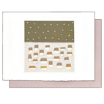 山中 現 グリーティングカード 古い夜