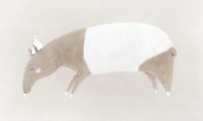 葉 祥明 絵画・アート(版画額装品)/バク/動物