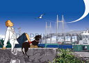 ジュジュ・タケシ 絵画・アート(版画額装品)/bay bridge 2/日本の風景