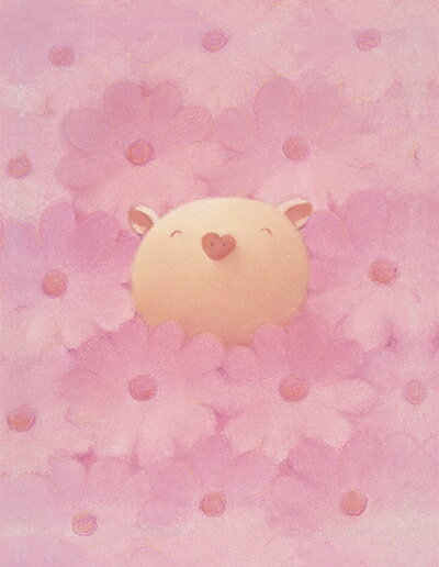 渡辺 宏 絵画・アート(版画額装品)/ときめき色の天使/ブタ・豚