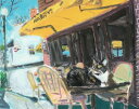 久下 貴史 絵画・アート(版画額装品)/ハリーの店の前のハリ/ねこ・ネコ・猫