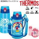 水筒 600ml 0.6L 保冷 保温 スポーツボトル 子供用 サーモス THERMOS 真空断熱2ウェイボトル Disney ミッキー ミニー キャラクター 水分補給 丸洗い可/FJO-600WFDS