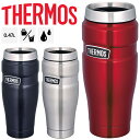 真空断熱タンブラー 470ml ステンレス 保温 保冷 サーモス THERMOS 丸洗い可 アウトドア仕様 水筒 キャンプ/ROD-001