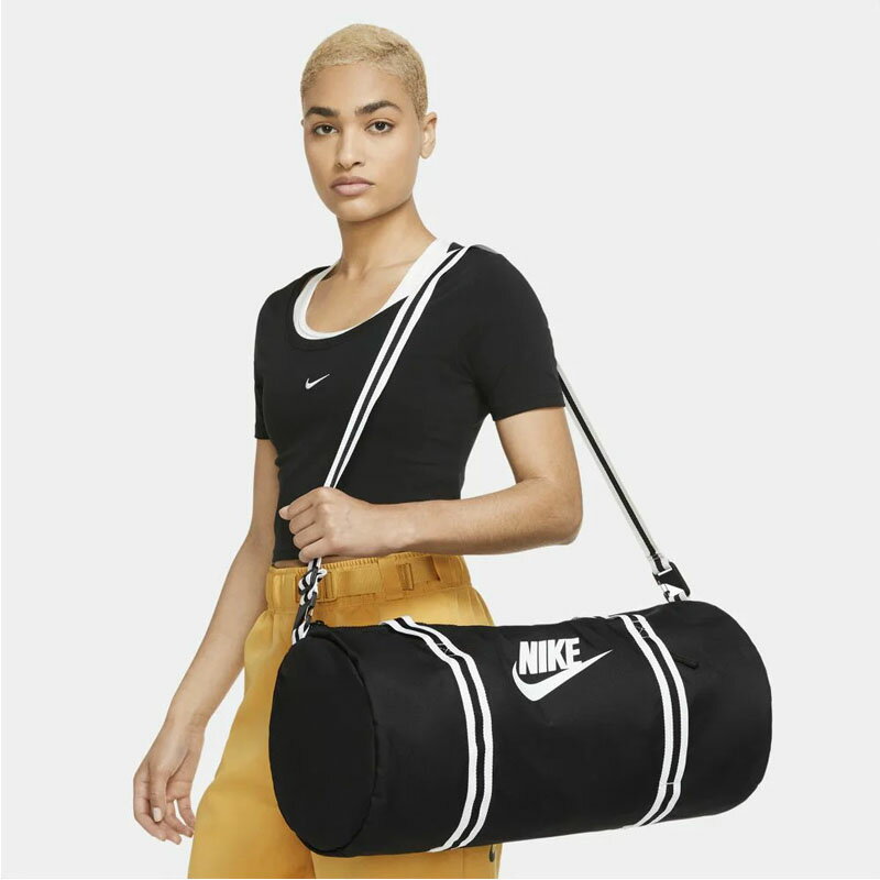 ボストンバッグ 鞄 メンズ レディース/ナイキ NIKE ヘリテージ ダッフル/スポーツバッグ 30L/スポーツバッグ トレーニング フィットネス ジム 黒 ブラック かばん 旅行 タウンユース/DB0492-010