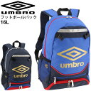 キッズ バックパック サッカー 当店別注カラー 子ども/アンブロ Umbro ジュニア フットボールパック/スポーツバッグ 部活 クラブ 練習 ボール収納 リュックサック デイパック 鞄/UJS1635JB