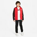 ジャージ 上下セット キッズ ジュニア 130-160cm 子供服/ナイキ NIKE YTH NSW フューチュラ POLY カフ TS/トラックスーツ スポーツウェア 男の子 女の子 子ども レッドブラック セットアップ/DH9661-657