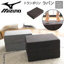 トレーニング用品 エクササイズ グッズ ミズノ mizuno トランポリン ラパン TRAMPOLINE lapin/体幹 フィットネス 室内用 宅トレ 全身運動 日本製 グレー ブラウン カバー洗濯可 折りたたみ クッション インテリア/C3JHI109【ギフト不可】