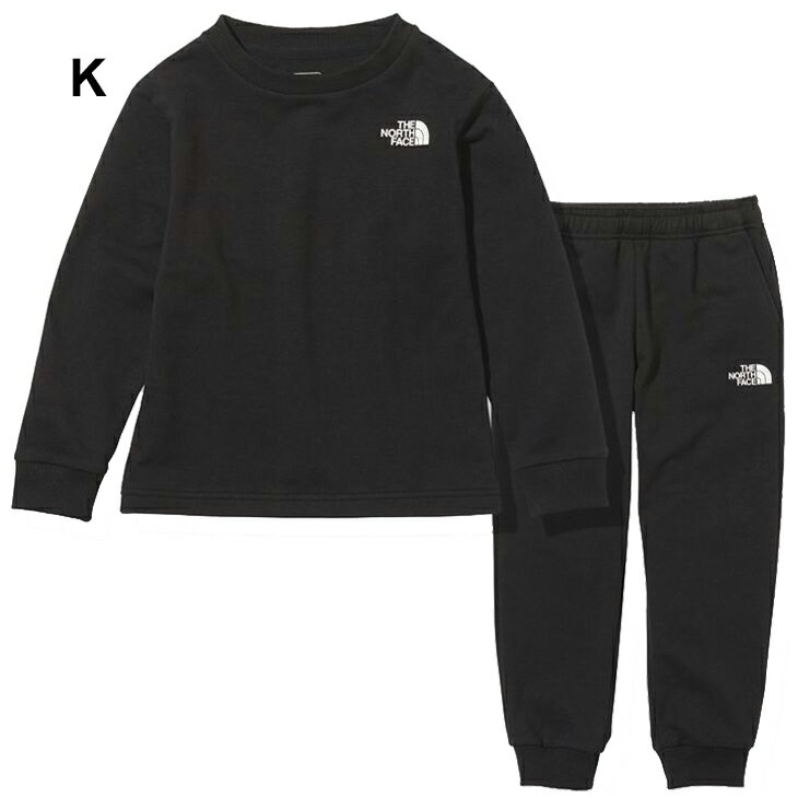 キッズ スウェット 上下セット ジュニア 130-150cm 子供服/ノースフェイス THE NORTH FACE スウェットシャツ パンツ 上下組 セットアップ/子ども 裏毛スエット カジュアル リラックスウエア/NTJ62111